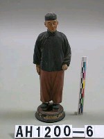 陶塑人種模型—臺灣人（男性）藏品圖，第2張